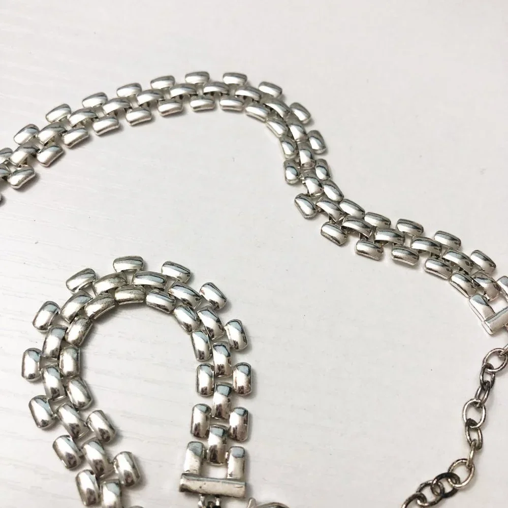 NEW Anne Klein Silver Chain Necklace - Picture 4 of 6